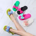 Pantoufles d'été pour femmes sandales de plage épaisses chaussures de maison EVA plates tongs à