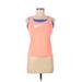 Nike Active Tank Top: Pink Color Block Activewear - Women's Size Medium