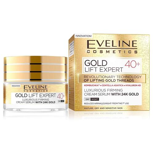 Eveline Cosmetics Gold Lift Expert Luxuriöses Straffendes Anti Age, Falten Creme 50 ml