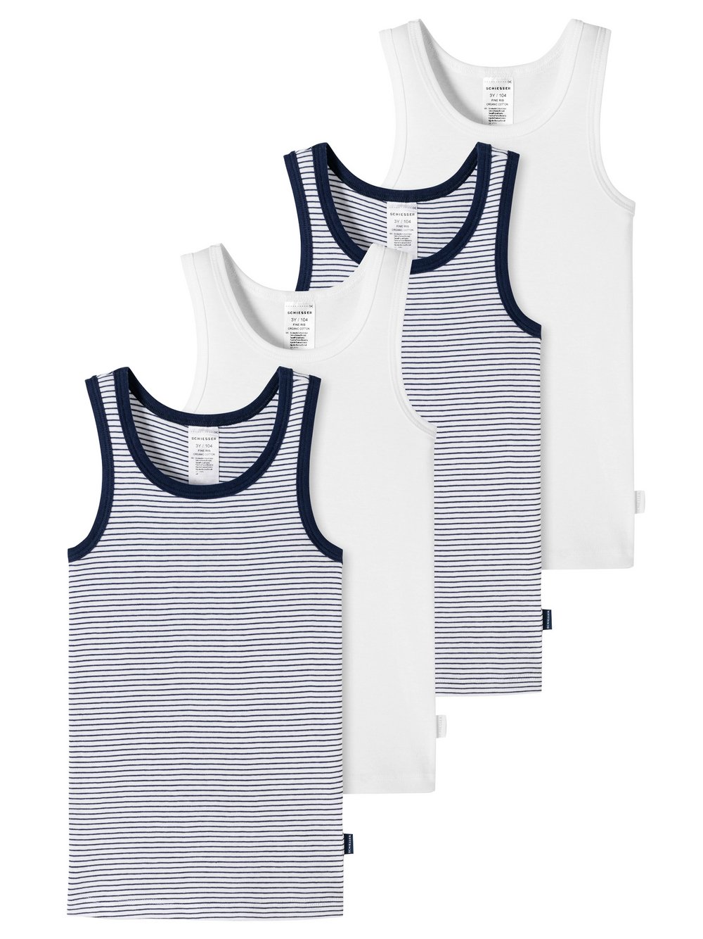 Schiesser Unterhemd Jungen mehrfarbig, 98 Image