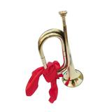 Marching Bugle Trumpet Music Instrument Classic Style Scouting Trumpet Bugle Brass Bugle for Band School Aureate