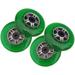 4 GREEN Wheels W/Abec 7 Bearings for RAZOR SCOOTERS