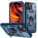 Slide Camera Lens Protect Armor Case For iPhone 13 14 12 11 Pro Max XS X XR 7 8 Plus Rugged Magnetic Holder Bumpers Ring Cover