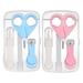 Baby nail kit 2 Sets Baby Manicure Set Infant Fingernail Scissors Practical Pedicure Kits