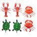 Animal pull string toy 6pcs Pull String Cartoon Sea Animal Toys Toddler Pull Toy Pull Animal Toys