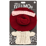 Disney nuiMOs Outfit â€“ Sweater Dress with Plaid Scarf and Hat