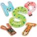 JOCHA ABC Letter Cute Animals Fridge Jumbo Large Alphabet Magnets Preschool Learning Spelling Stick Refrigerator Magnetic Uppercase Colorful Game Toys Set for Kids Toddlers 3 4 5 Years Old
