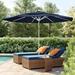 Arlmont & Co. Hibo 11' Market Umbrella Metal in Indigo | 107 H in | Wayfair 2F157D378F2F4AE7BAF8BABA66689363