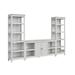 Progressive Furniture Inc. Entertainment Center for TVs up to 78" Wood in White | 72 W x 16 D in | Wayfair E732-20/20/66