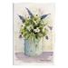 Stupell Industries Abstract Lilac & Daisy Blooms Wall Plaque Art By Gloria Palmer-au-788 in Green | 15 H x 10 W x 0.49 D in | Wayfair