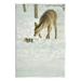 Stupell Industries Deer & Squirrel Snow Scene Wall Plaque Art By Carrie Ann Grippo-Pike-au-936 in Brown | 19 H x 13 W x 0.5 D in | Wayfair