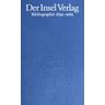 Der Insel Verlag - Heinz Mitarbeit:Sarkowski