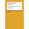 Althochdeutsche Literatur - Stephan (Hrsg.) Müller