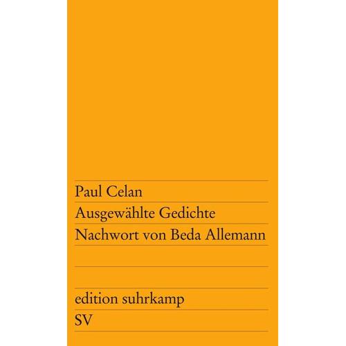 Ausgewählte Gedichte – Paul Celan