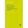Ideen zu einer reinen Phänomenologie und phänomenologishen Philosophie - Edmund Husserl