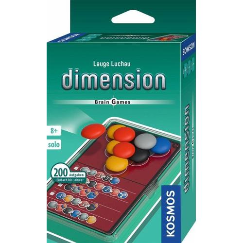 KOSMOS 683306 – Dimension Brain Games, Denkspiel, Gehirnjogging, Reisespiel – Kosmos Spiele