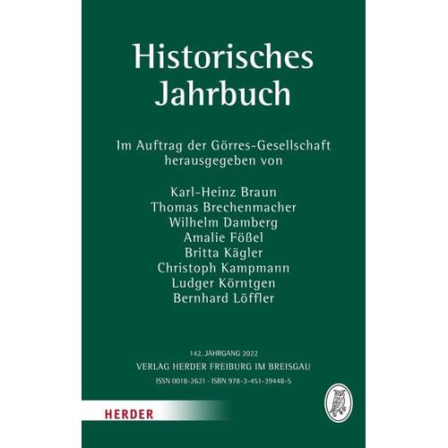 Historisches Jahrbuch – 142. Jahrgang