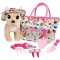 Simba 105890023 - Chi Chi Love, Happy Gardening, Chihuahua mit Tragetasche, Plüschhund - Simba Toys