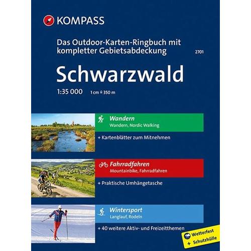 KOMPASS Outdoor-Karte Ringbuch Schwarzwald 1:35.000