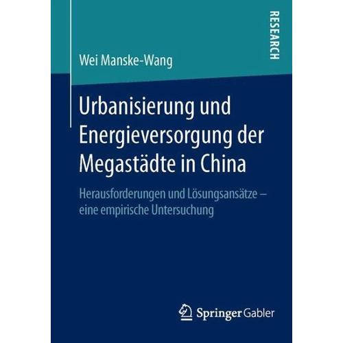 Urbanisierung und Energieversorgung der Megastädte in China – Wei Manske-Wang