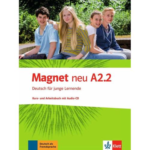 Magnet neu A2.2. Kurs- und Arbeitsbuch mit Audio-CD