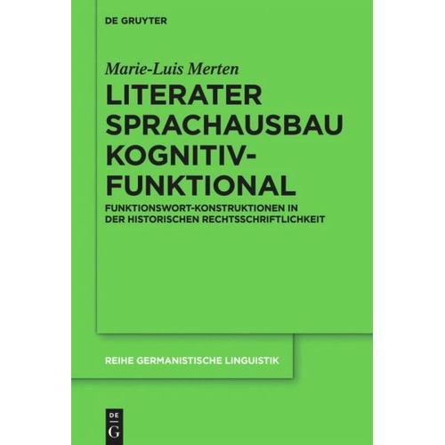 Literater Sprachausbau kognitiv-funktional – Marie-Luis Merten