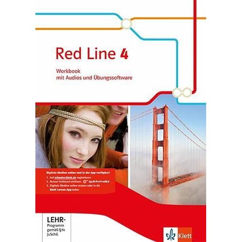 Red Line. Workbook mit Audios und Übungssoftware 8. Schuljahr. Ausgabe 2014