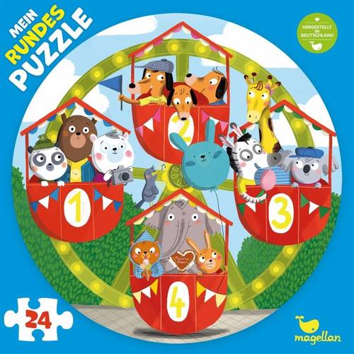 Mein rundes Puzzle - Auf dem Riesenrad (Kinderpuzzle) - Magellan