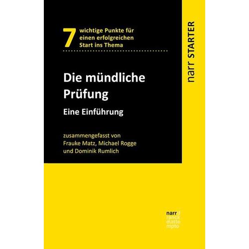 Die mündliche Prüfung – Frauke Matz, Michael Rogge, Dominik Rumlich