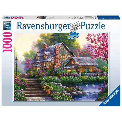 Ravensburger 15184 - Romantisches Cottage, Puzzle, 1000 Teile - Ravensburger Verlag