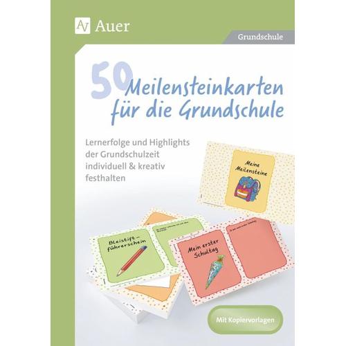 50 Meilensteinkarten für die Grundschule