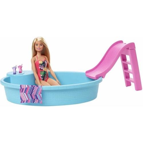 Barbie Pool und Puppe (blond) - Mattel