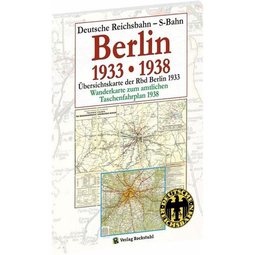 Übersichtskarte der Reichsbahndirektion Berlin 1933 - Harald Herausgegeben:Rockstuhl