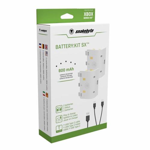 Snakebyte Xsx Battery:Kit Sx (White) – snakebyte distribution GmbH