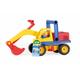 LENA® 04351EC - Aktive, Bagger mit Spielfigur, mehrfarbig, L/B/H 35x14x19 cm - Simm