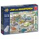 Jumbo 20028 - Jan van Haasteren, Jumbo geht einkaufen, Comic-Puzzle, 1000 Teile - Jumbo Spiele