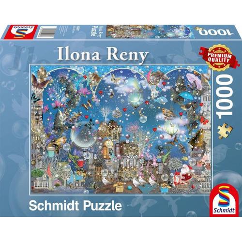 Schmidt 59947 – Ilona Reny, Blauer Nachthimmel, Puzzle, 1000 Teile – Schmidt Spiele
