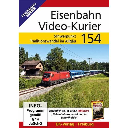 Eisenbahn Video-Kurier. Tl.154, DVD-Video (DVD) - EK-Verlag