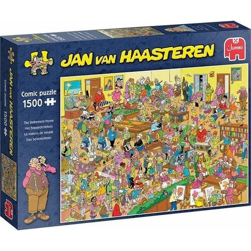 Jumbo 20068 - Jan van Haasteren, Das Seniorenheim, Comic-Puzzle, 1500 Teile - Jumbo Spiele