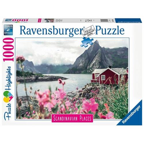Ravensburger Puzzle Scandinavian Places 16740 – Reine, Lofoten, Norwegen – 1000 Teile Puzzle für Erwachsene und Kinder ab 14 Jahren