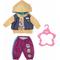 Zapf Creation® 832615 - BABY born, Outfit mit Hoody 2in1, Pulli und Jogginghose, Puppenkleidung für Puppen 43 cm - Zapf Creation AG