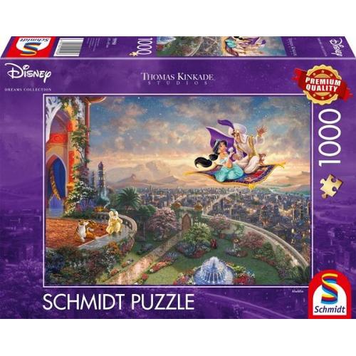 Schmidt 59950 - Thomas Kinkade, Disney Aladdin, Puzzle, 1000 Teile - Schmidt Spiele