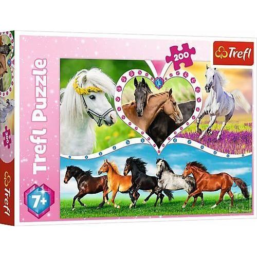 Puzzle 200 Schöne Pferde - Trefl
