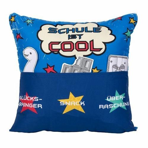 Sofahelden Kissen Schulanfang Jungs - Schule ist cool