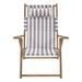 Arlmont & Co. Evanston Folding Backpack Stripe Camping Chair Solid Wood in Brown | 34 H x 27 W x 32 D in | Wayfair E956B3713893436D9337B2BC34D28D60