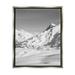 Loon Peak® Hikers Trekking Winter Mountain Framed Floater Canvas Wall Art By Lil' Rue Canvas in Gray | 21 H x 17 W x 1.7 D in | Wayfair