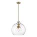 Breakwater Bay Sligo 3 Light 18" Cord Hung Pendant Glass in Yellow | 18.25 H x 18 W x 18 D in | Wayfair E207E2DA8143489F9CD0CAAB2AAFB66E