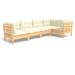 Gracie Oaks Trevious 25" Wide Outdoor Patio Sofa w/ Cushions Wood in Brown | 24.6 H x 25 W x 25 D in | Wayfair CEB8FD7D5F3F406E84D742CDA56CD960