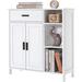 Latitude Run® Arnauld Solid Wood Accent Cabinet in White | 31.6 H x 29.5 W x 11.8 D in | Wayfair BDA66E96B3E8408AB2A2263C82BC8564