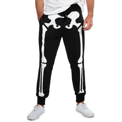 Boys Halloween Glow In The Dark Skeleton Jogger Pants